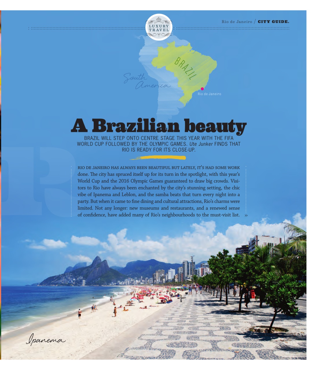 Luxury Travel Preview Pages