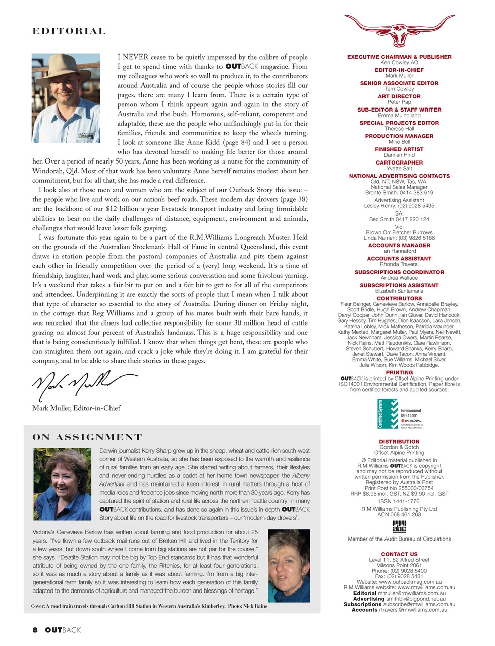 OUTBACK Magazine Preview Pages