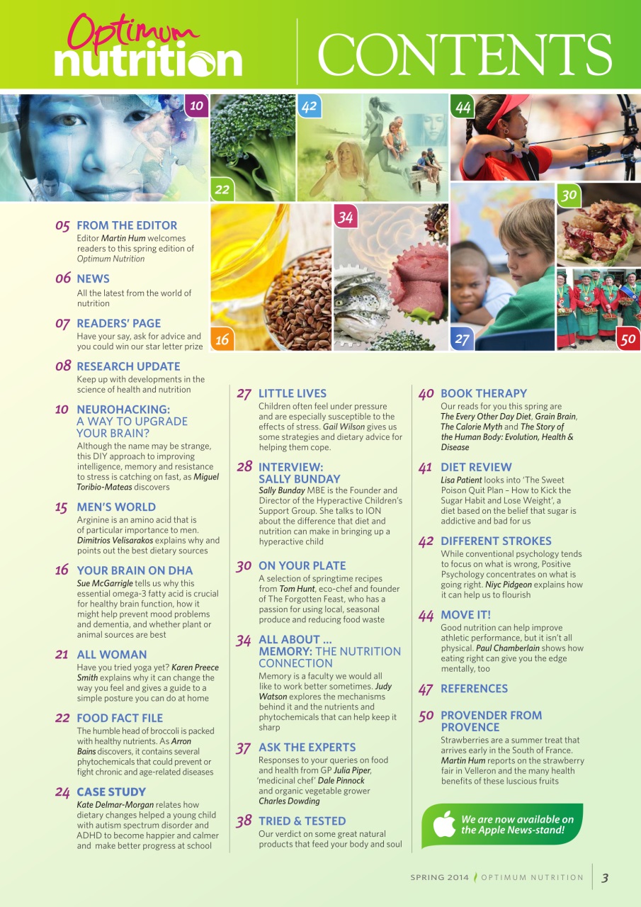 Optimum Nutrition Preview Pages