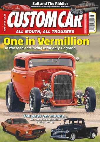 Custom Car issue No.531 One in Vermillion