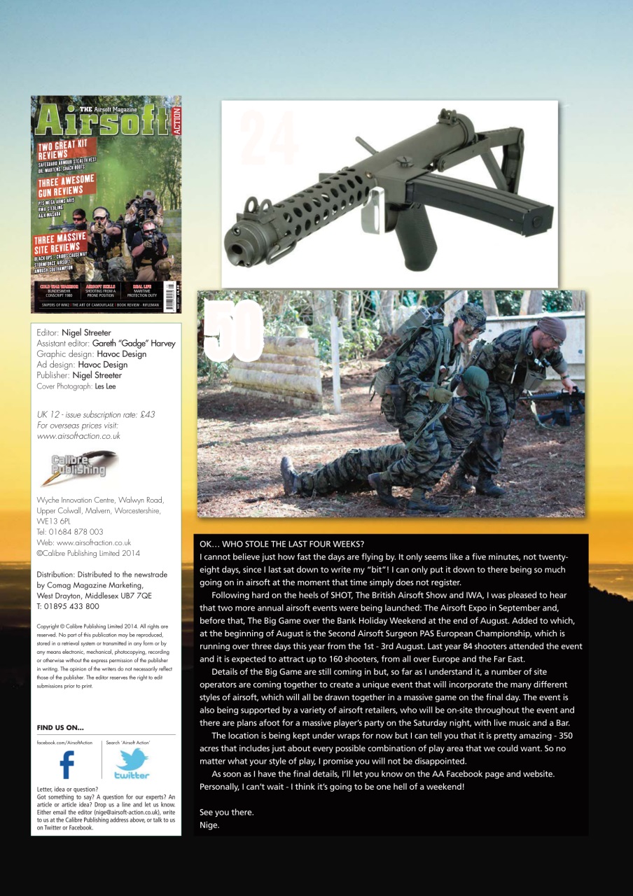 Airsoft Action Preview Pages