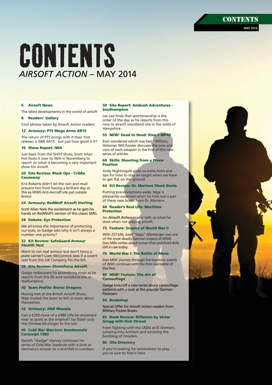 Airsoft Action Preview Pages