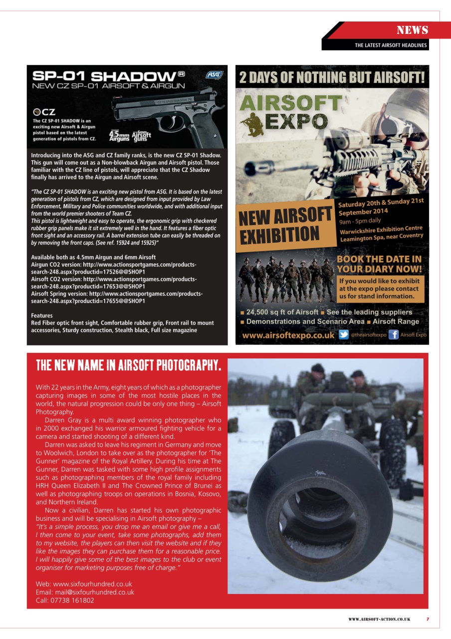 Airsoft Action Preview Pages
