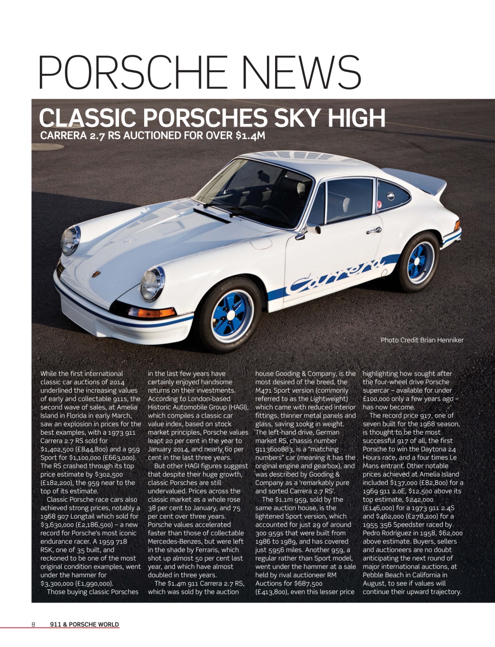 911 & Porsche World Preview Pages