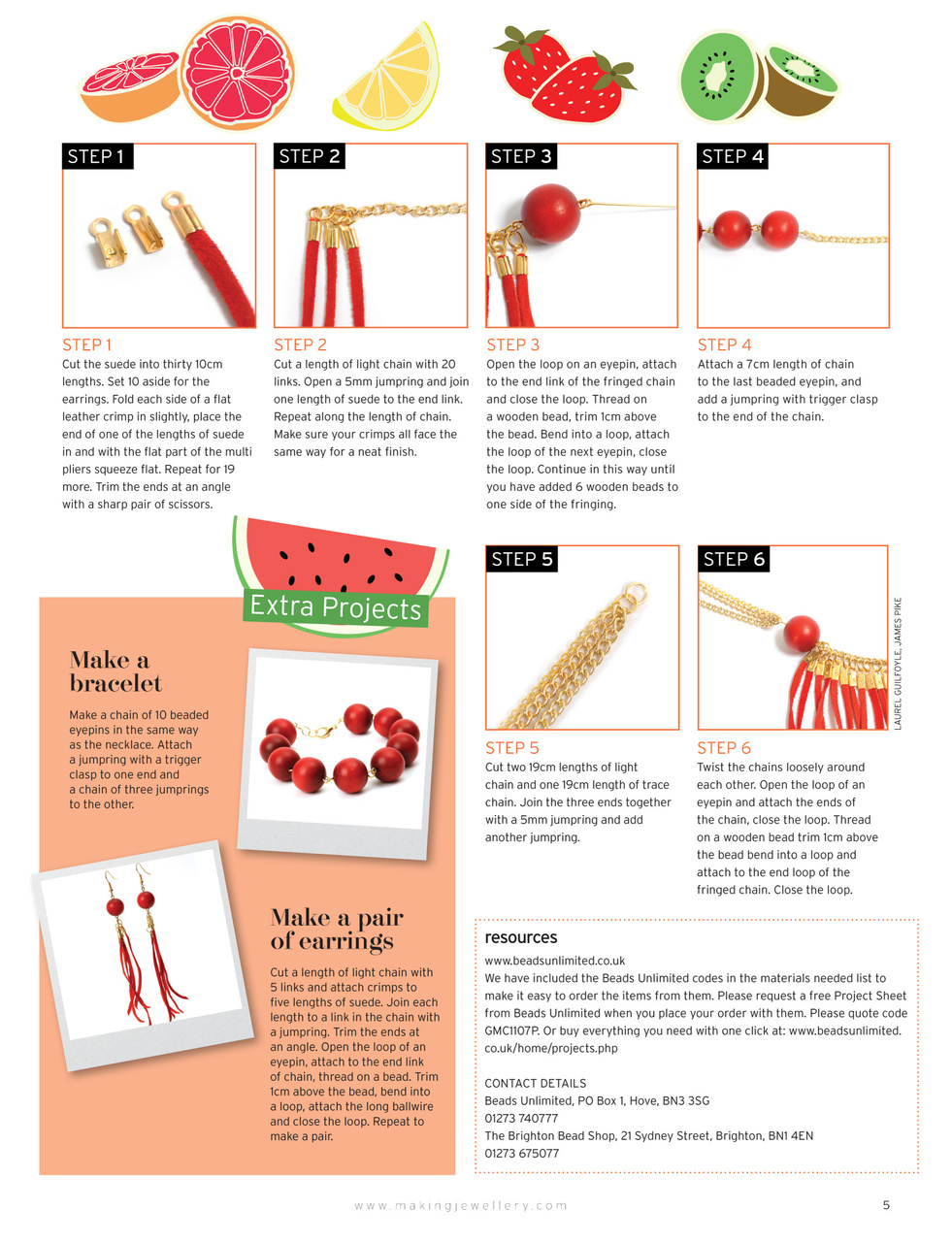 Making Jewellery Preview Pages