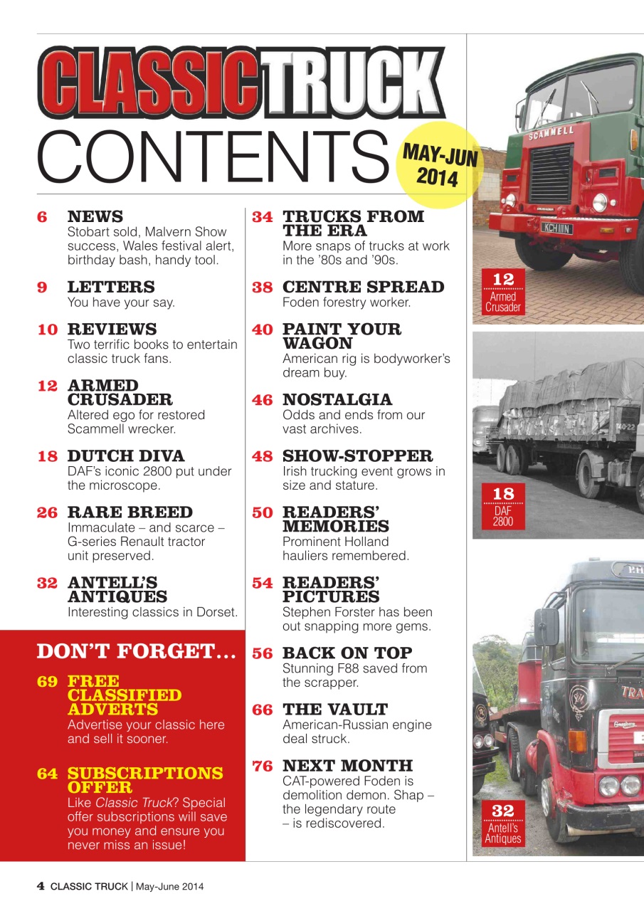 Classic Truck (OLD) Preview Pages