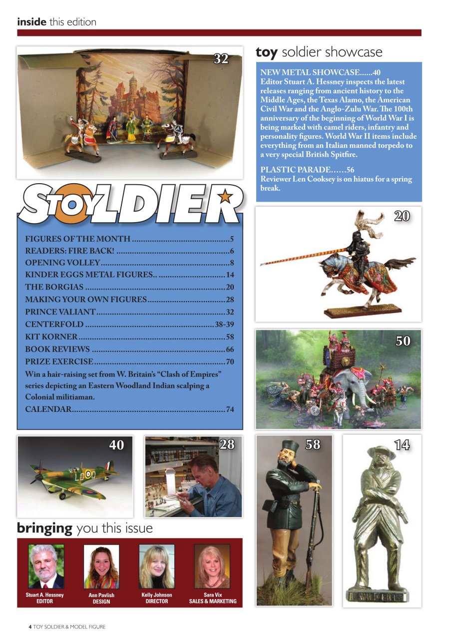 Toy Soldier & Model Figure Preview Pages