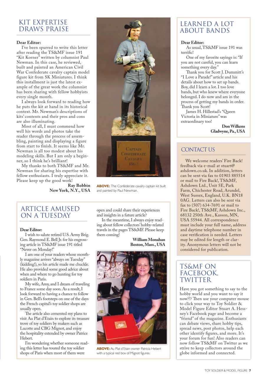 Toy Soldier & Model Figure Preview Pages