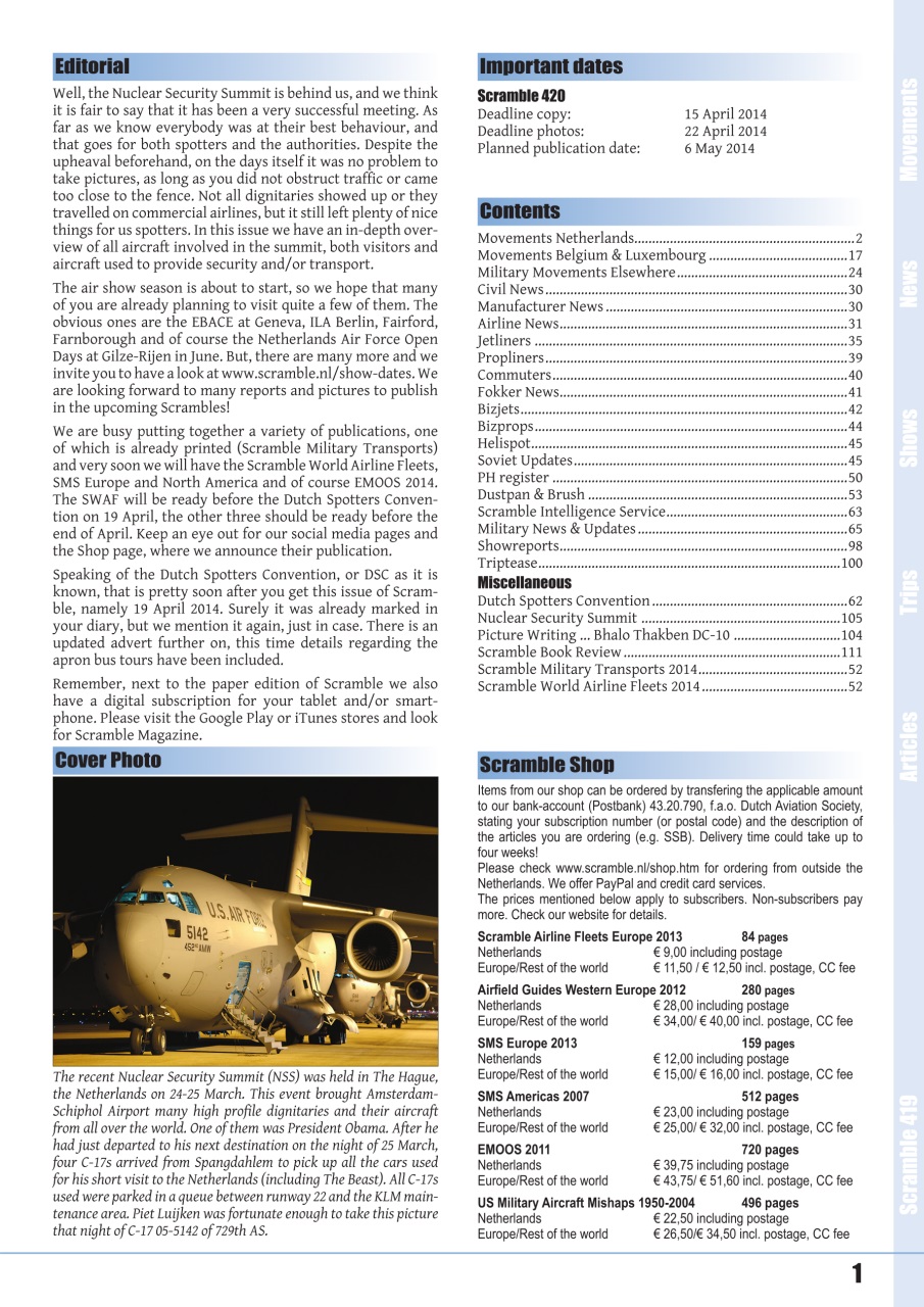 Scramble Magazine Preview Pages