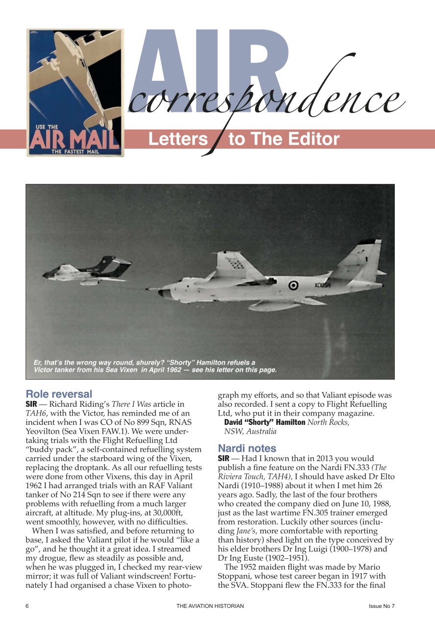 The Aviation Historian Magazine Preview Pages
