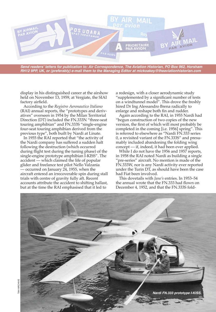 The Aviation Historian Magazine Preview Pages