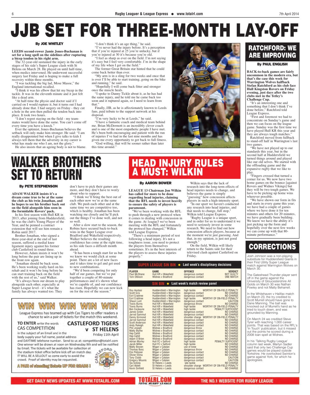 League Express Preview Pages