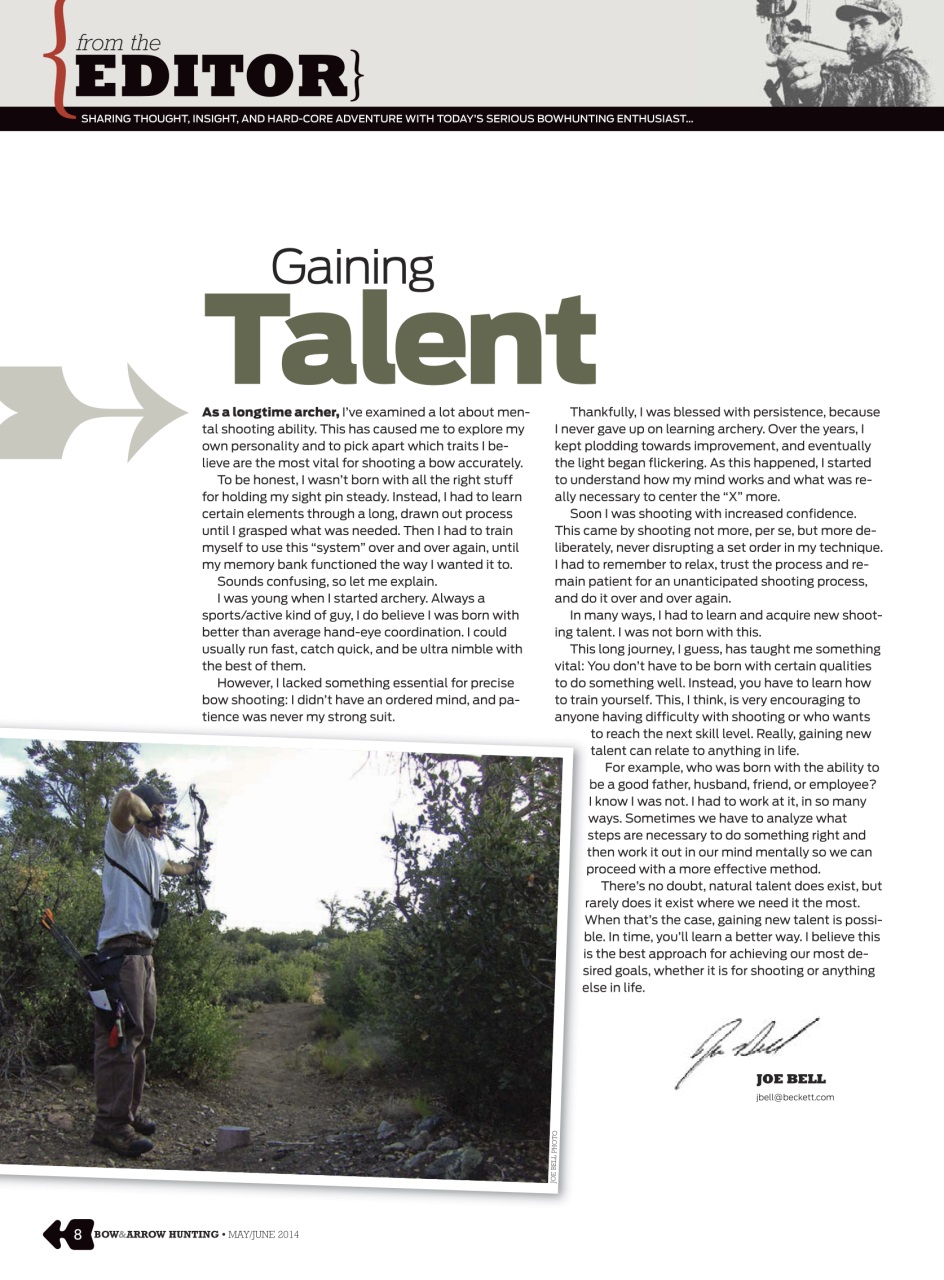 Bow & Arrow Hunting Preview Pages