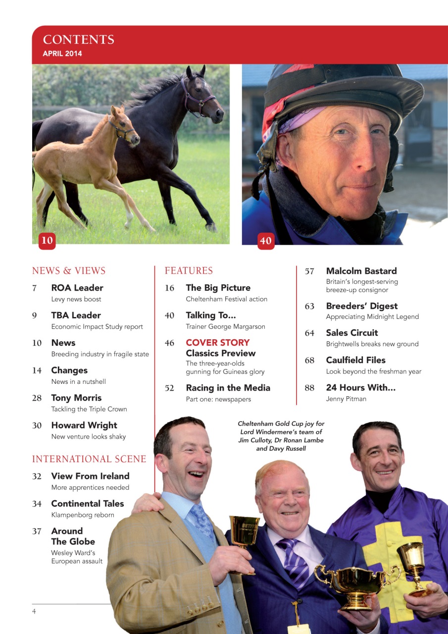 The Owner Breeder Preview Pages