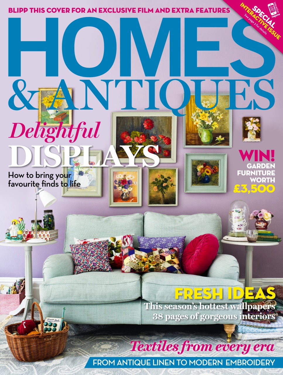 Homes & Antiques Magazine Preview Pages