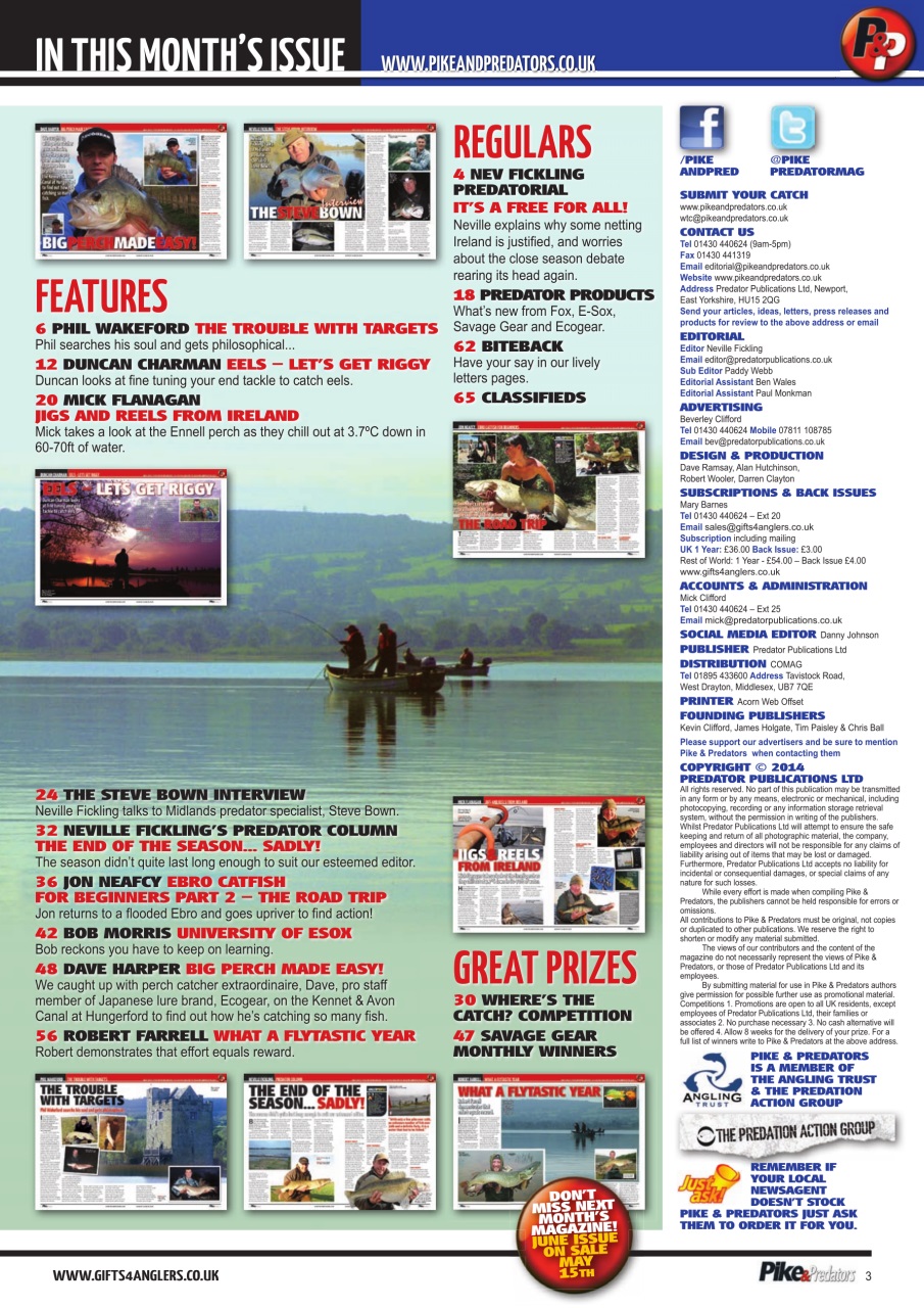 Pike & Predators Preview Pages