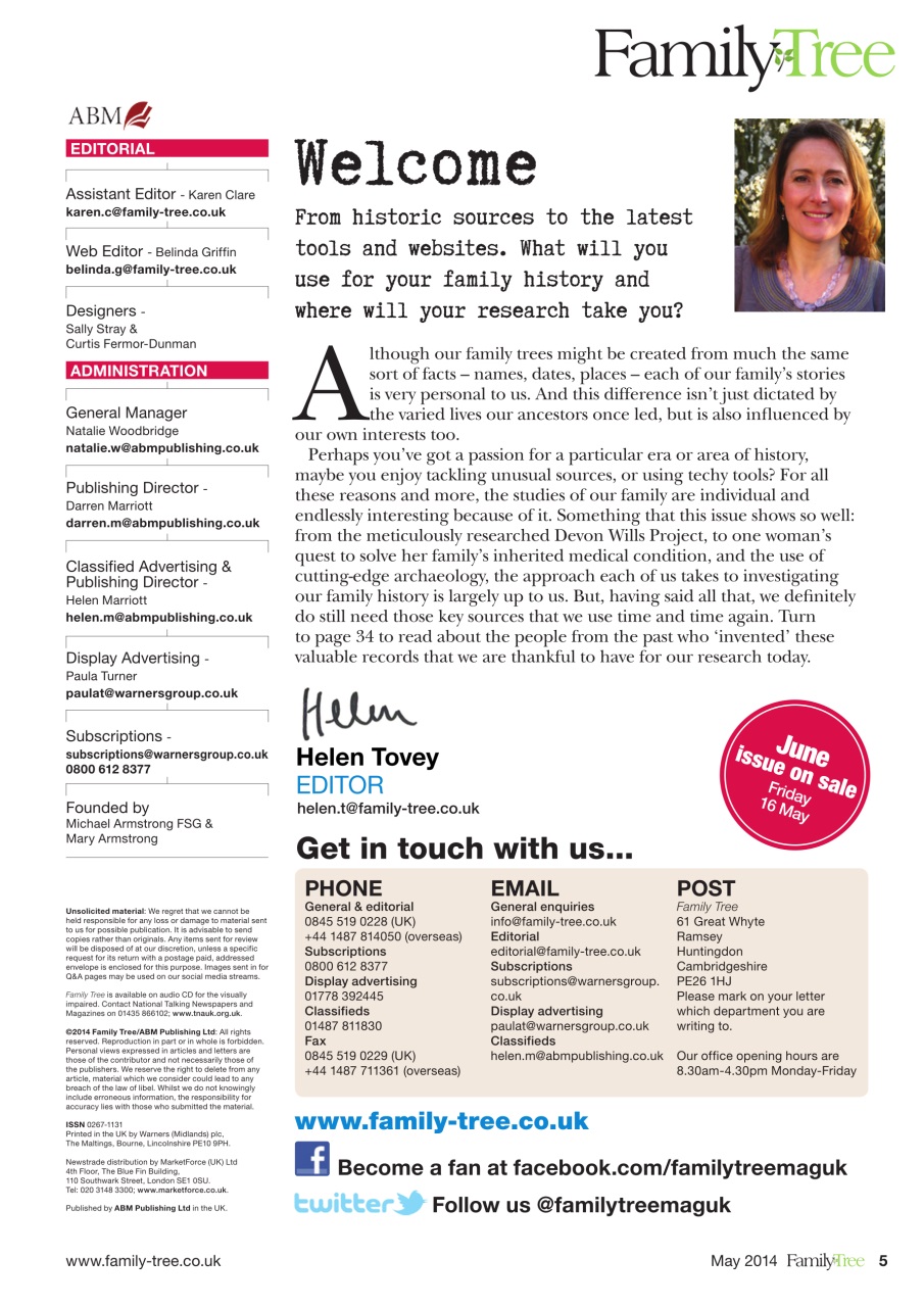 Family Tree Preview Pages