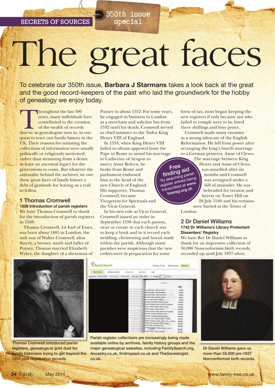 Family Tree Preview Pages