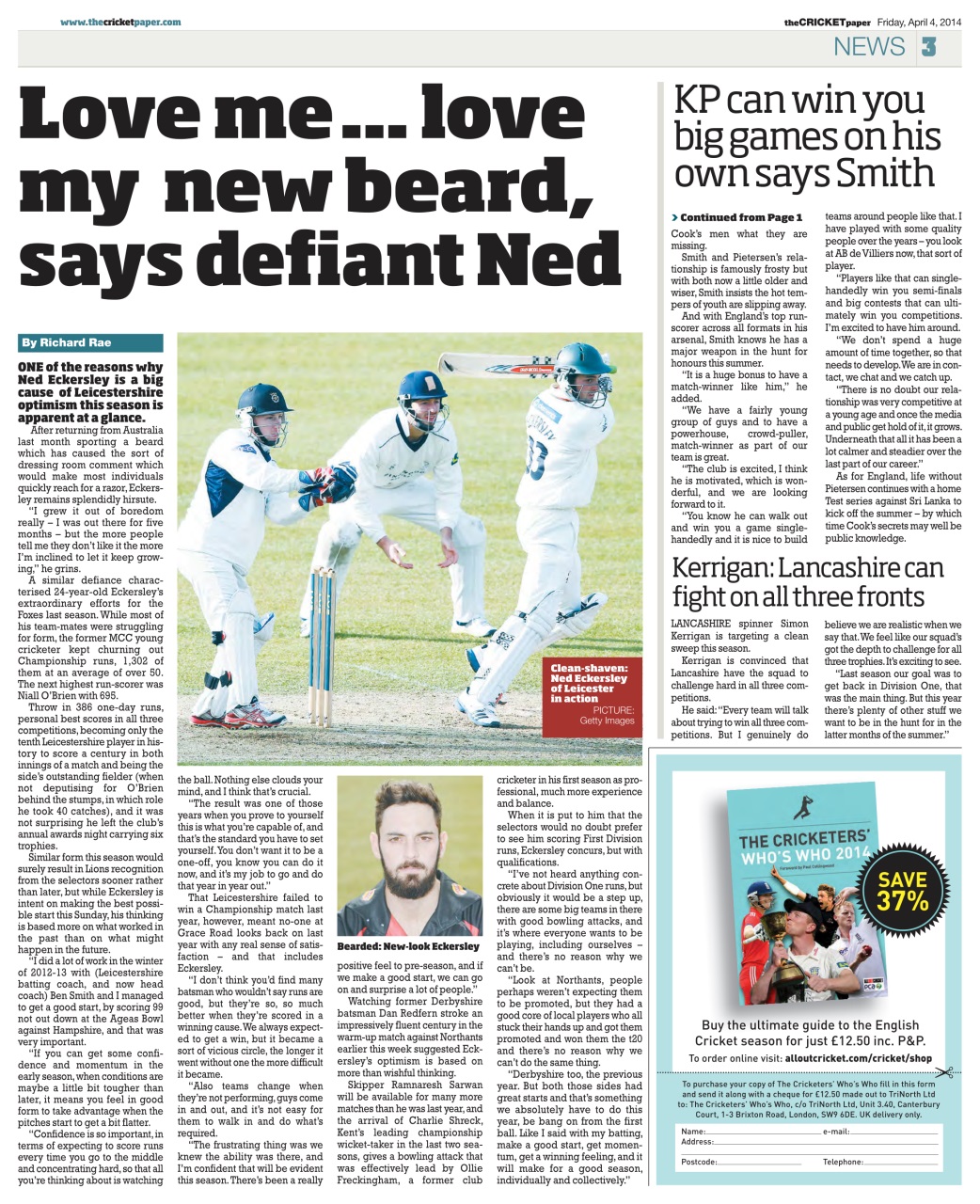 The Cricket Paper Preview Pages