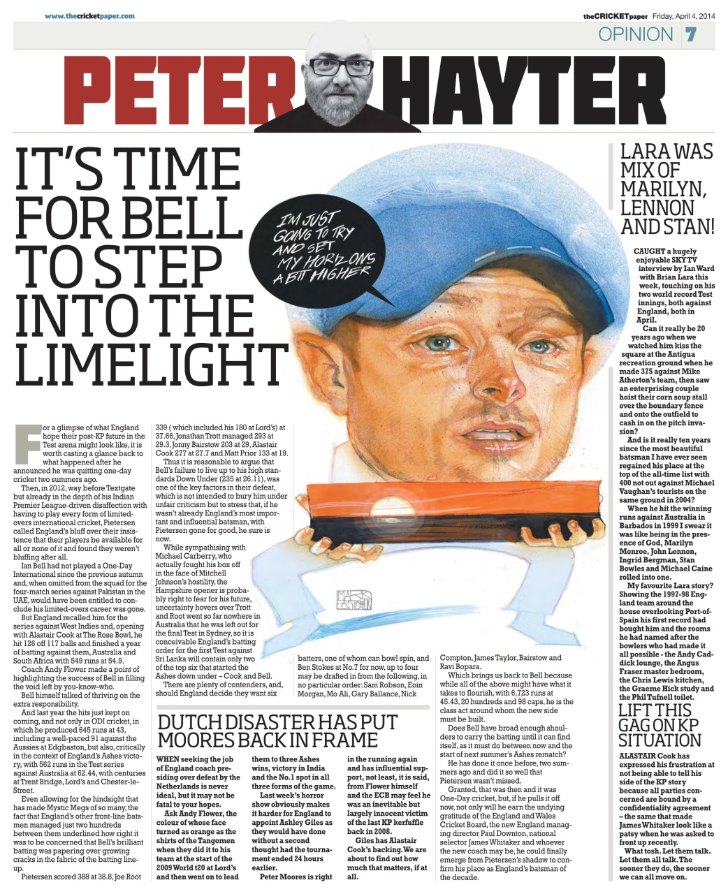 The Cricket Paper Preview Pages