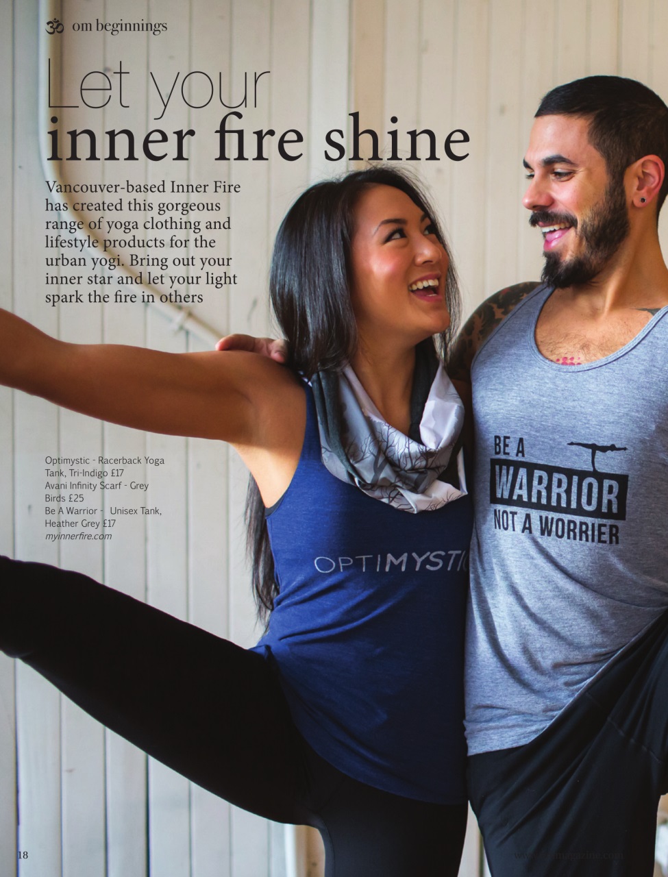 OM Yoga Magazine Preview Pages