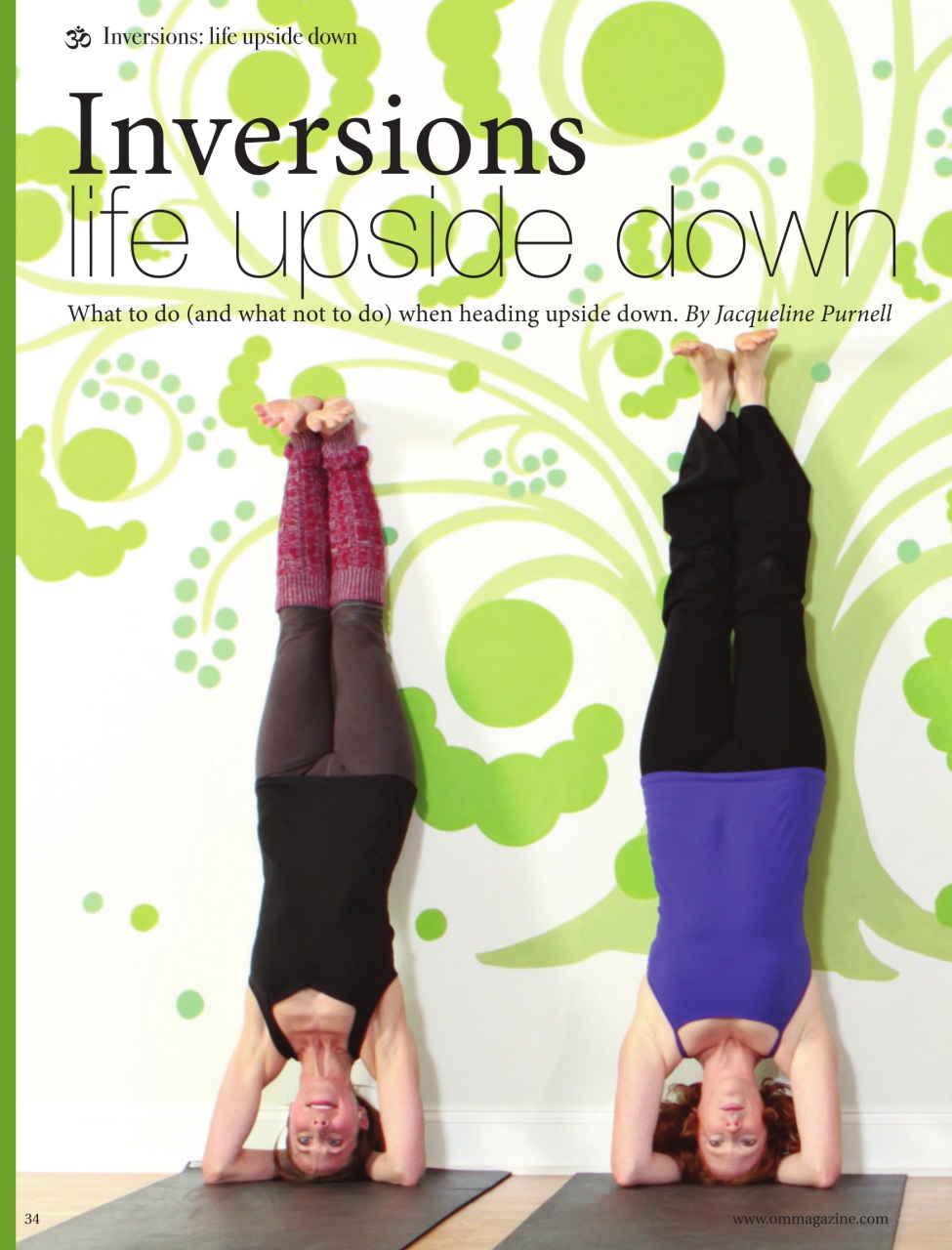 OM Yoga Magazine Preview Pages