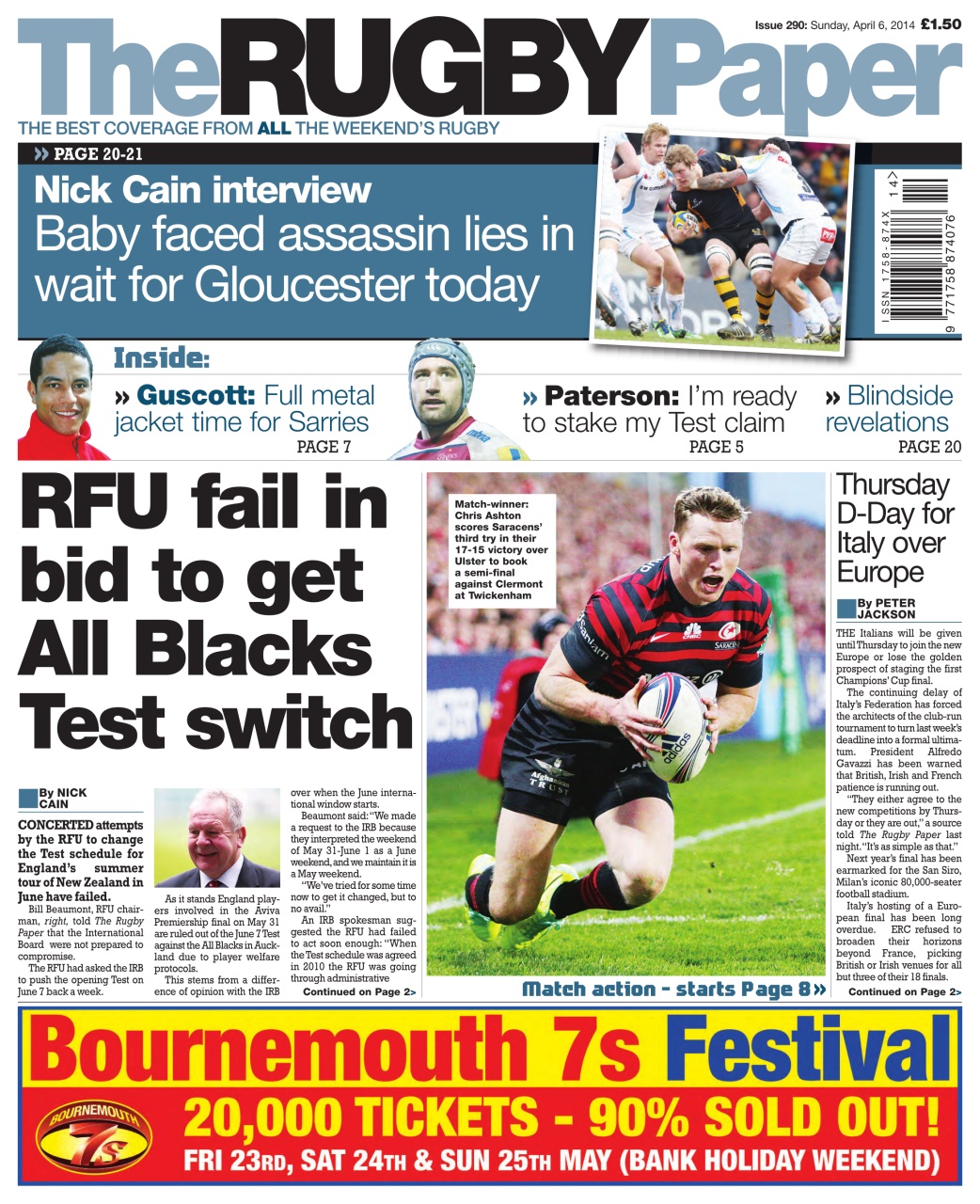 The Rugby Paper Preview Pages