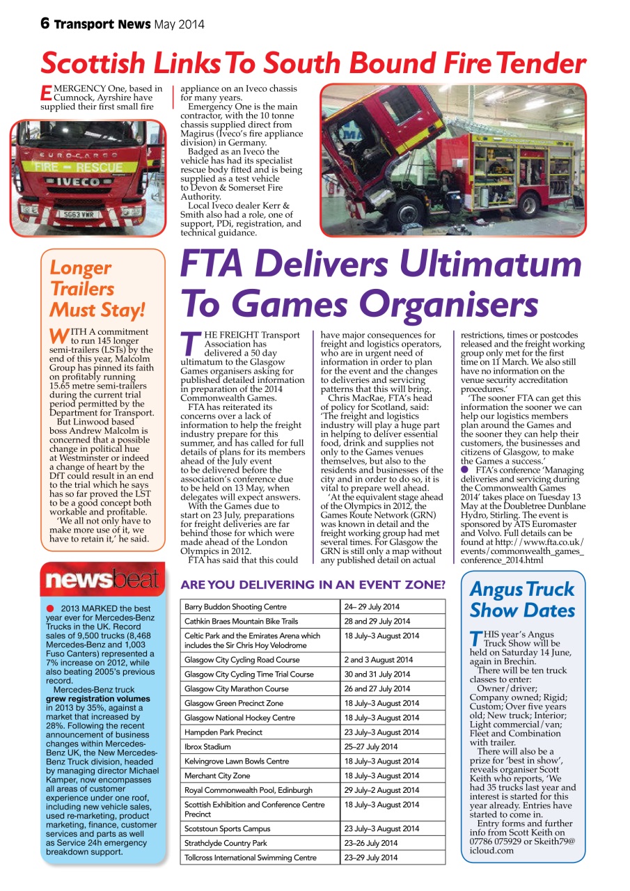 Transport News Preview Pages