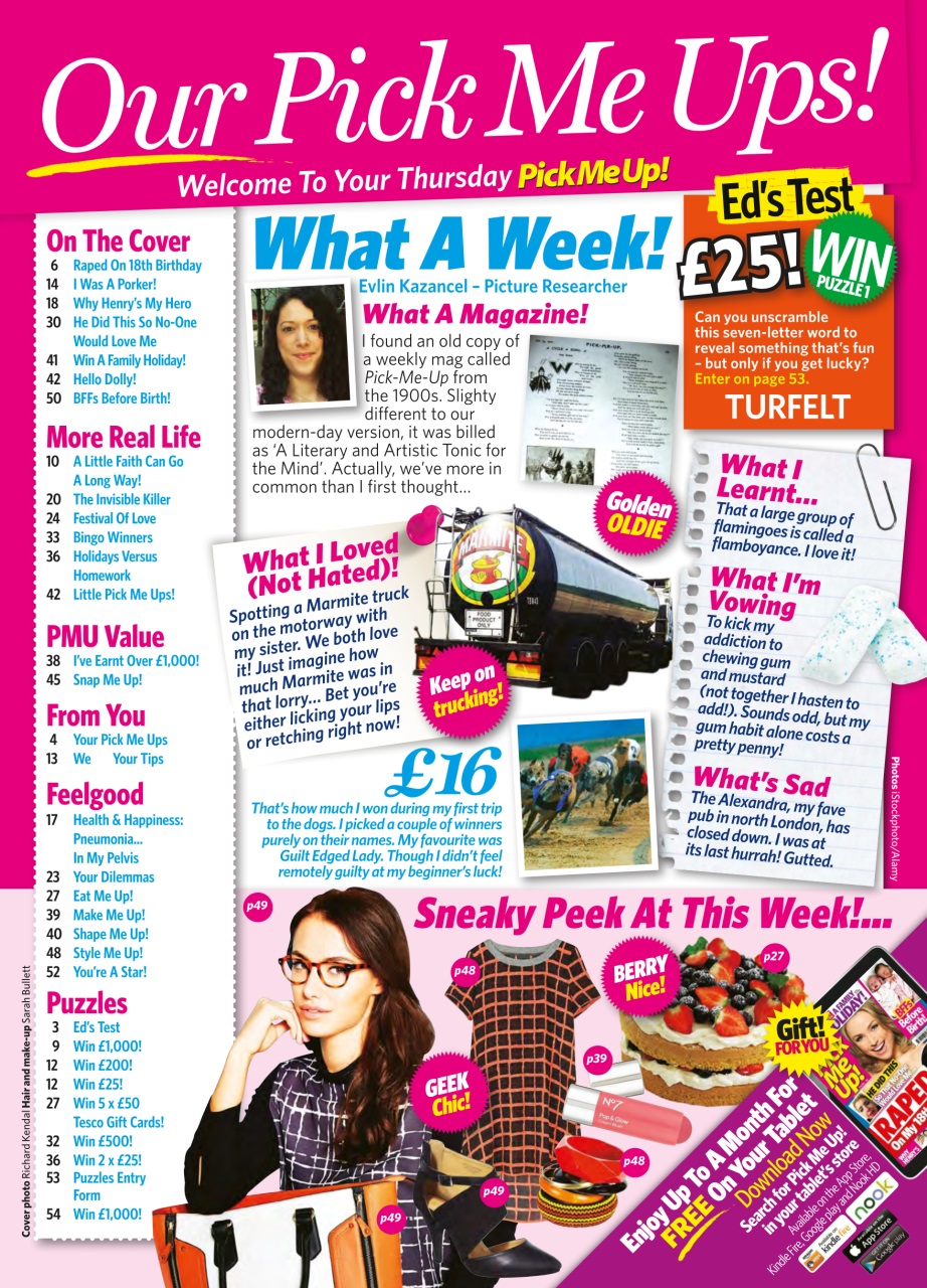 Pick Me Up Preview Pages