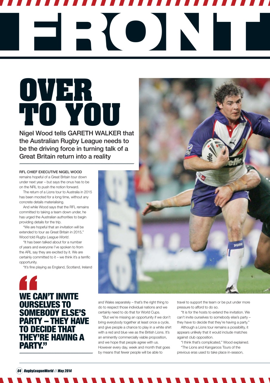 Rugby League World Preview Pages