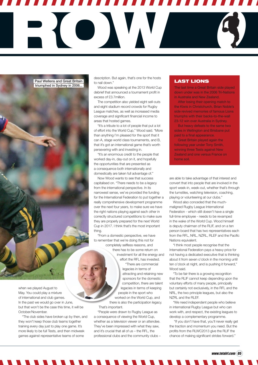 Rugby League World Preview Pages