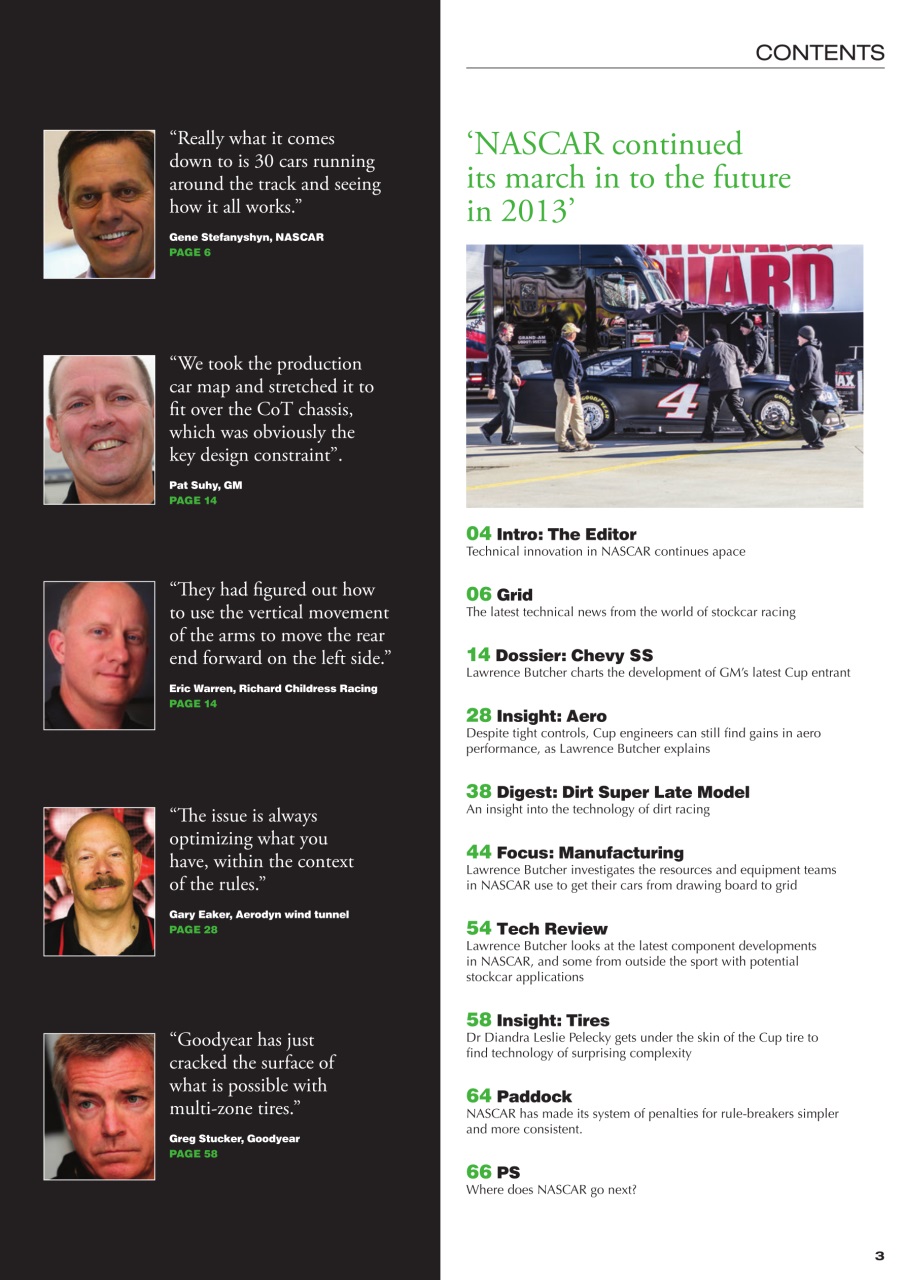 CUP Race Technology Preview Pages