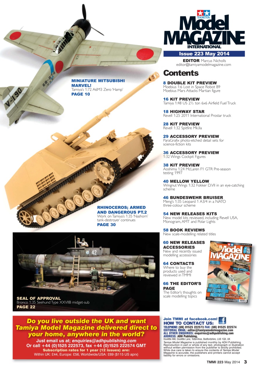 Tamiya Model Magazine Preview Pages