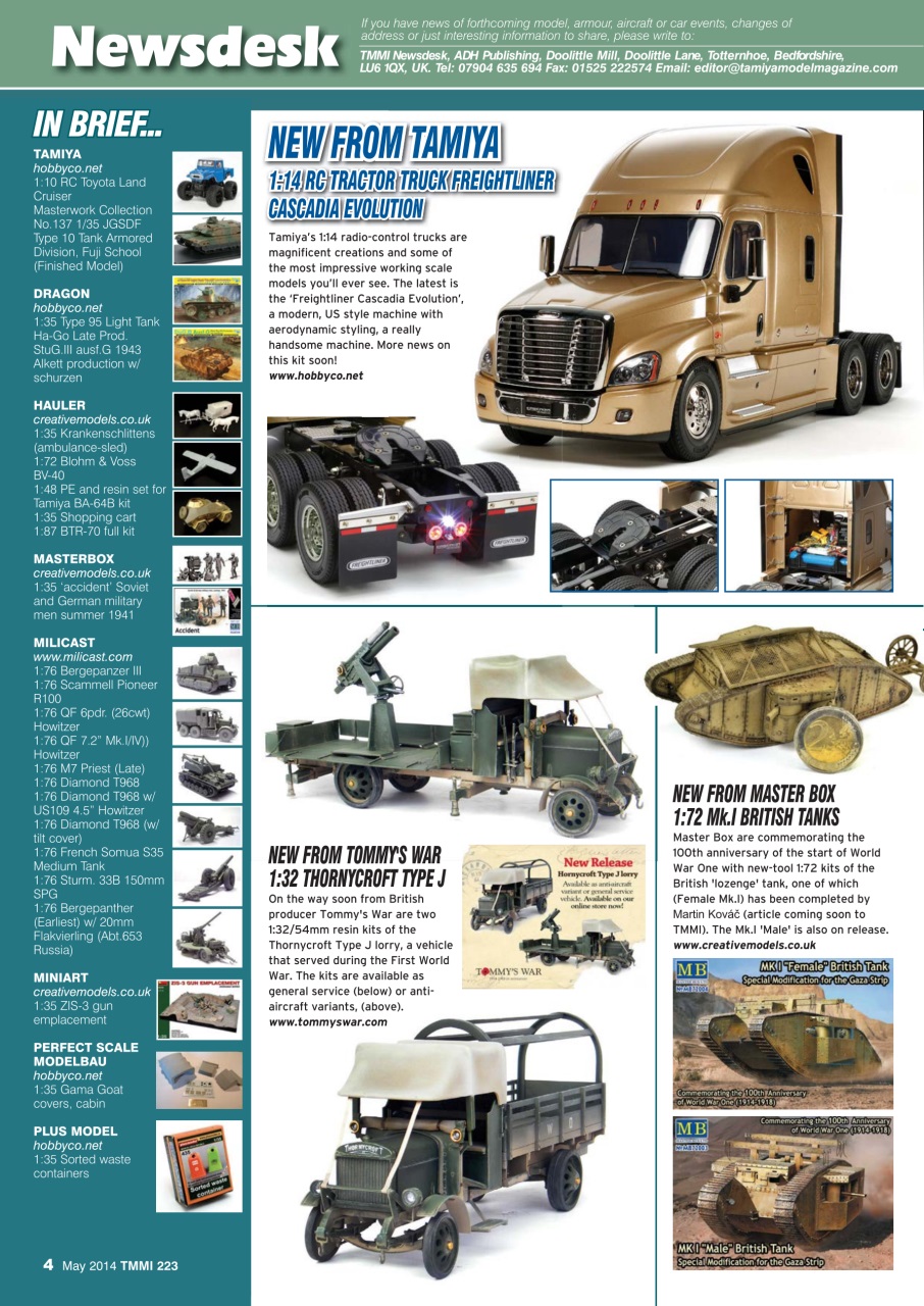 Tamiya Model Magazine Preview Pages