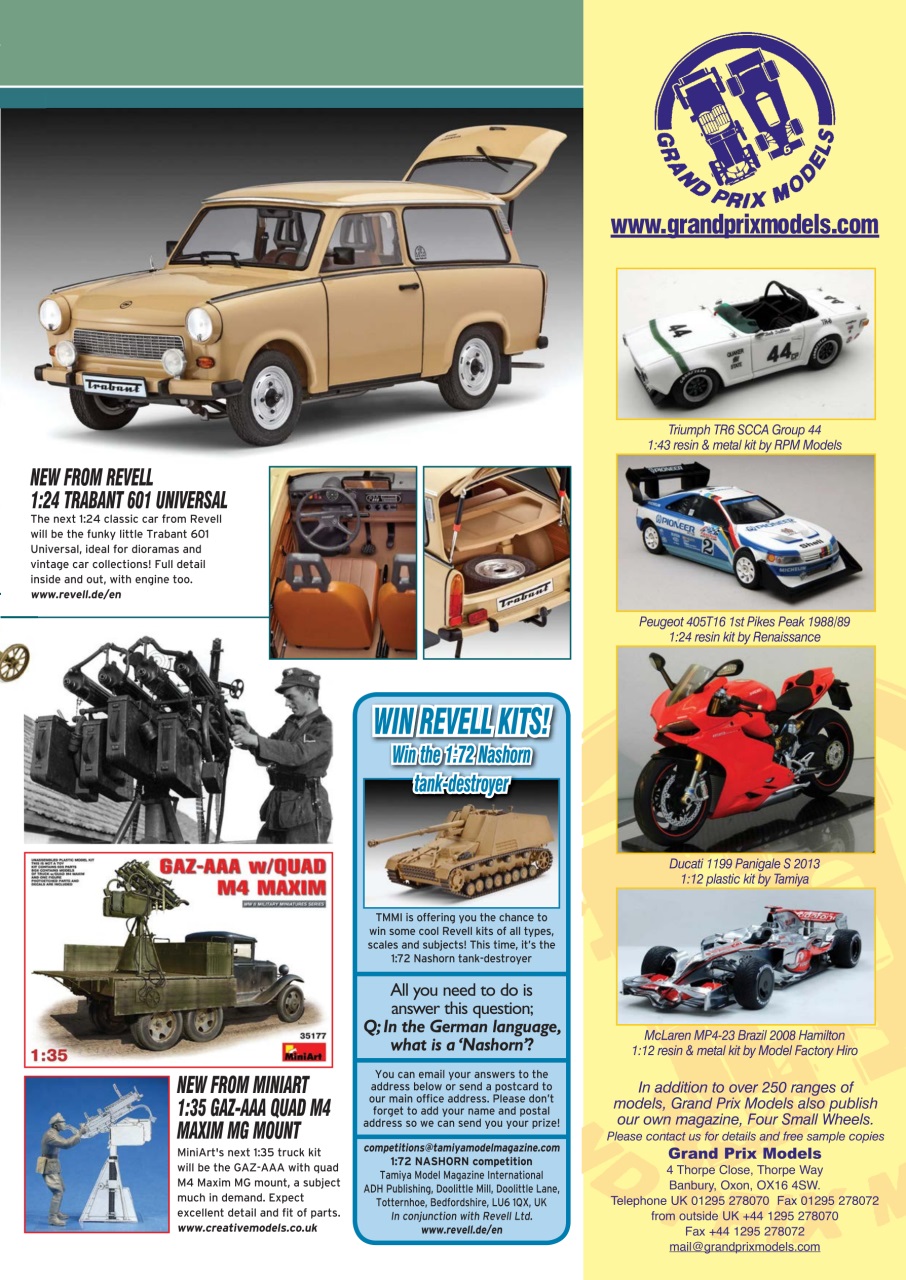 Tamiya Model Magazine Preview Pages