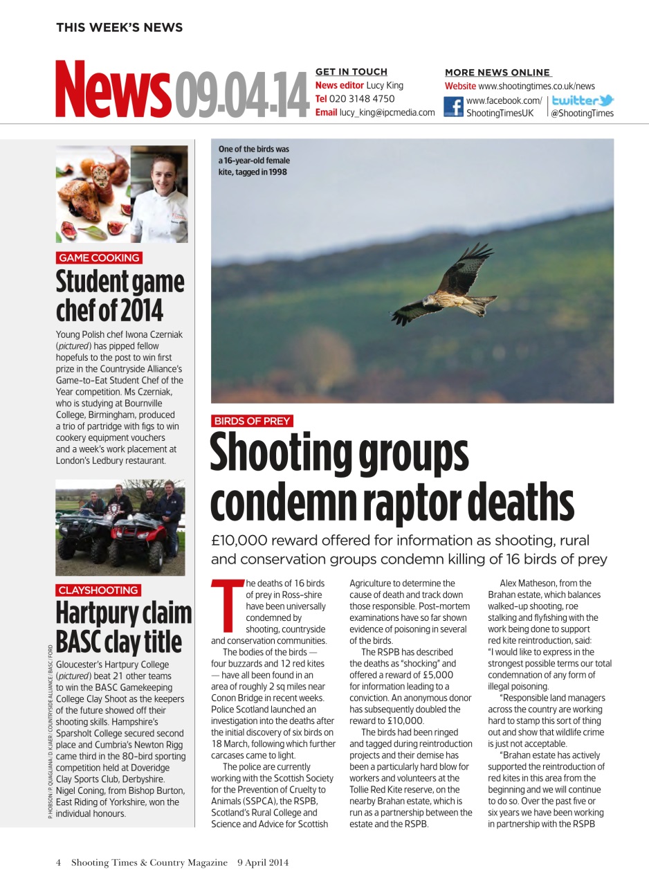 Shooting Times & Country Preview Pages