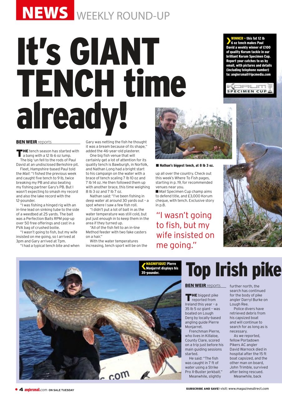 Anglers Mail Preview Pages