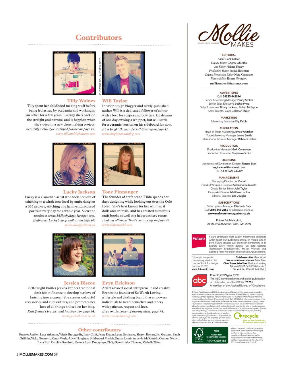 Mollie magazine Preview Pages