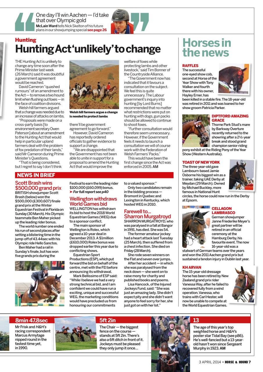 Horse & Hound Preview Pages