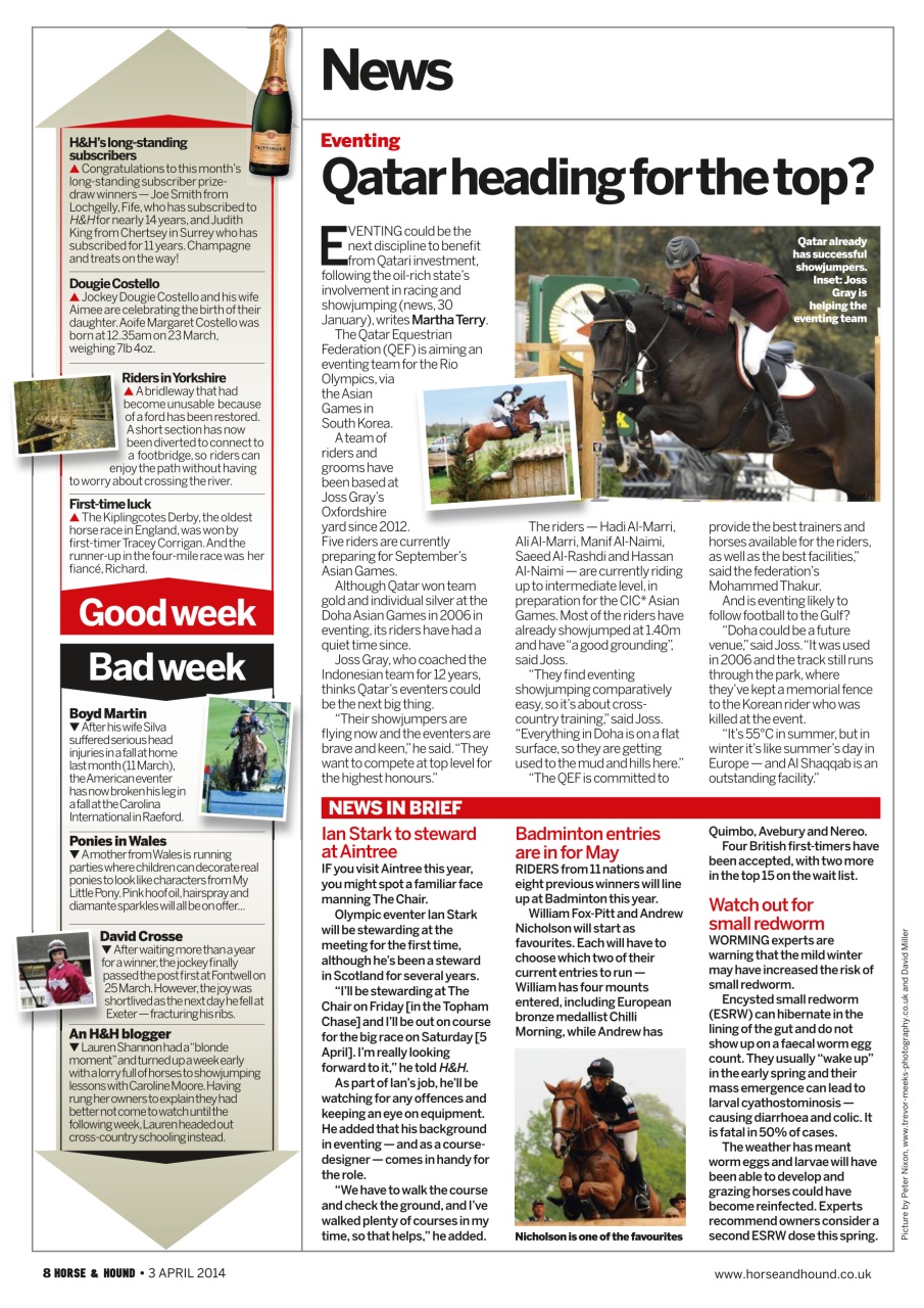 Horse & Hound Preview Pages