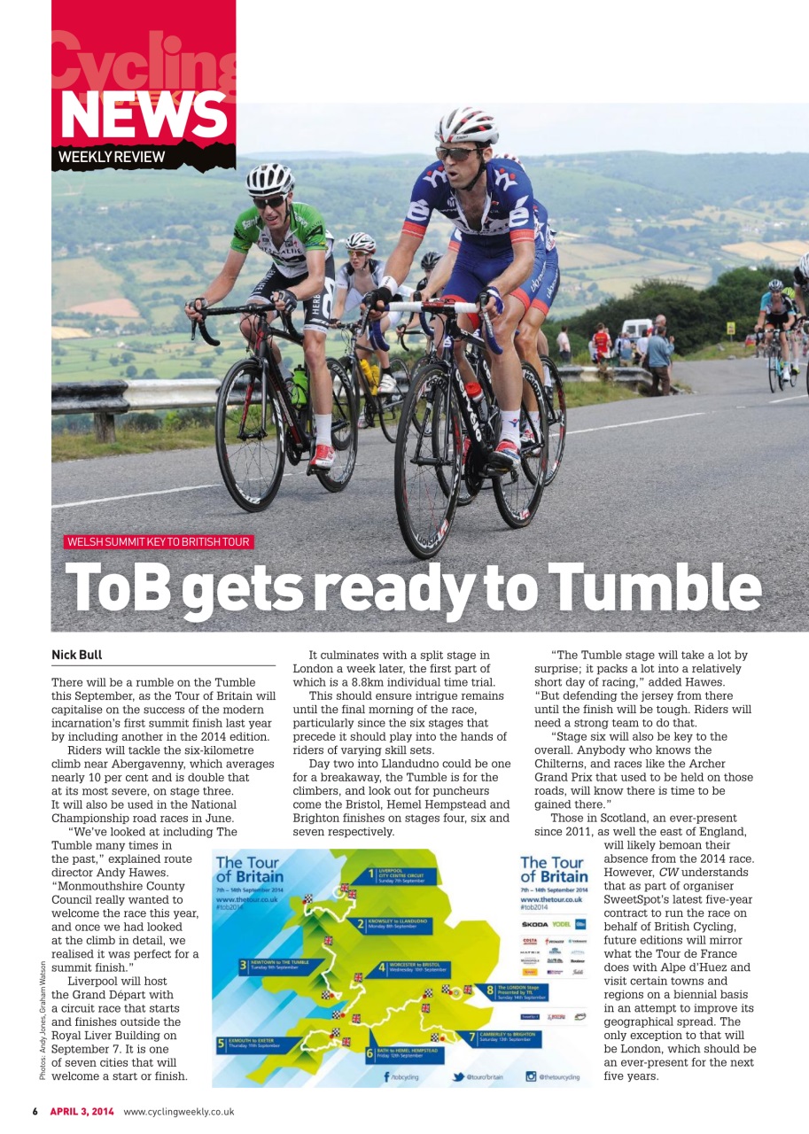 Cycling Weekly Preview Pages
