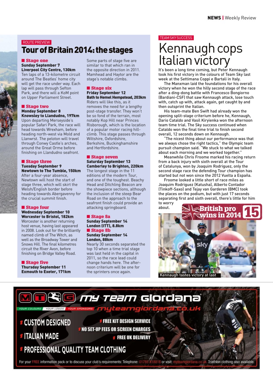 Cycling Weekly Preview Pages