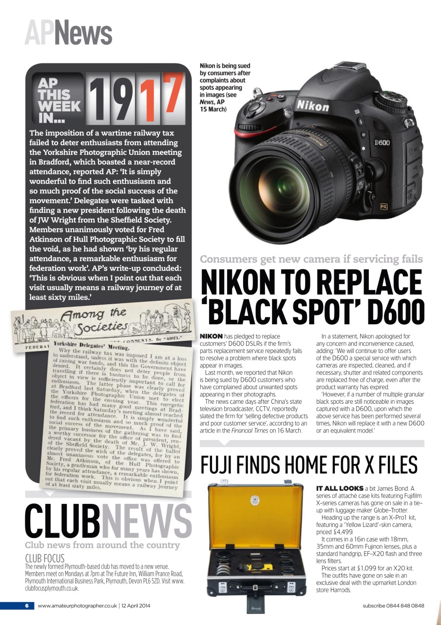Amateur Photographer Preview Pages