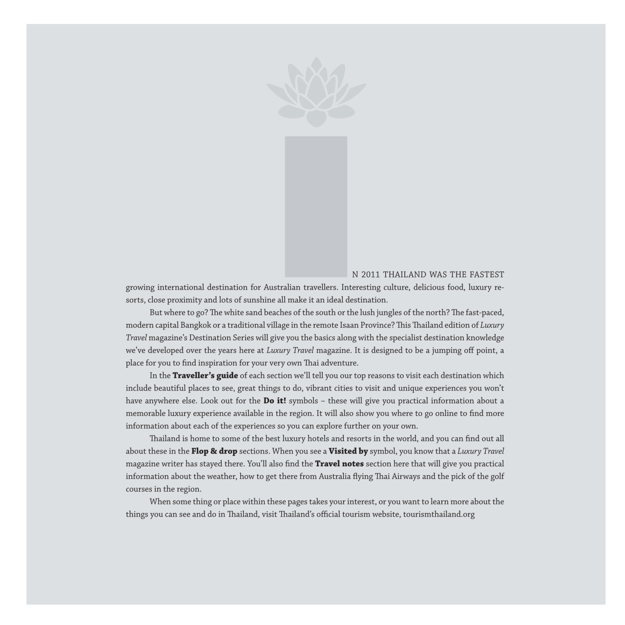 Luxury Travel Preview Pages