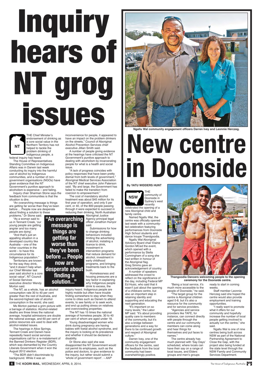 Koori Mail Preview Pages