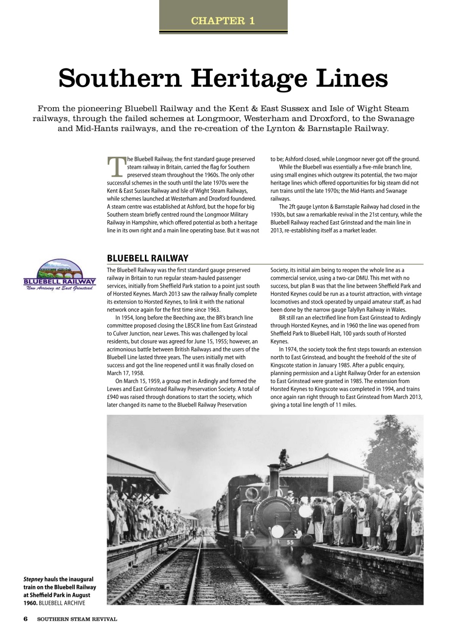 Heritage Railway Preview Pages