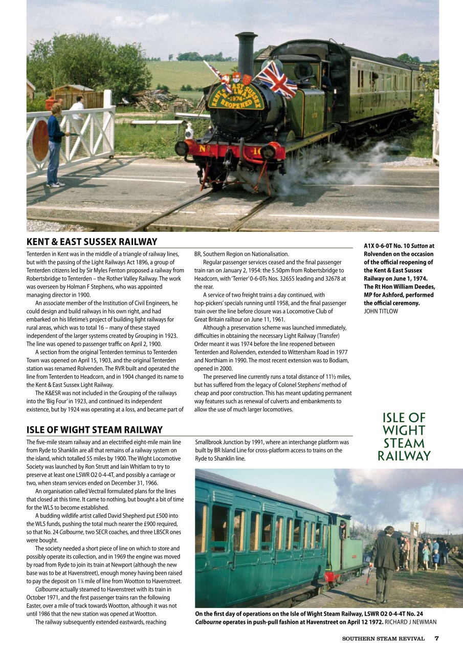 Heritage Railway Preview Pages