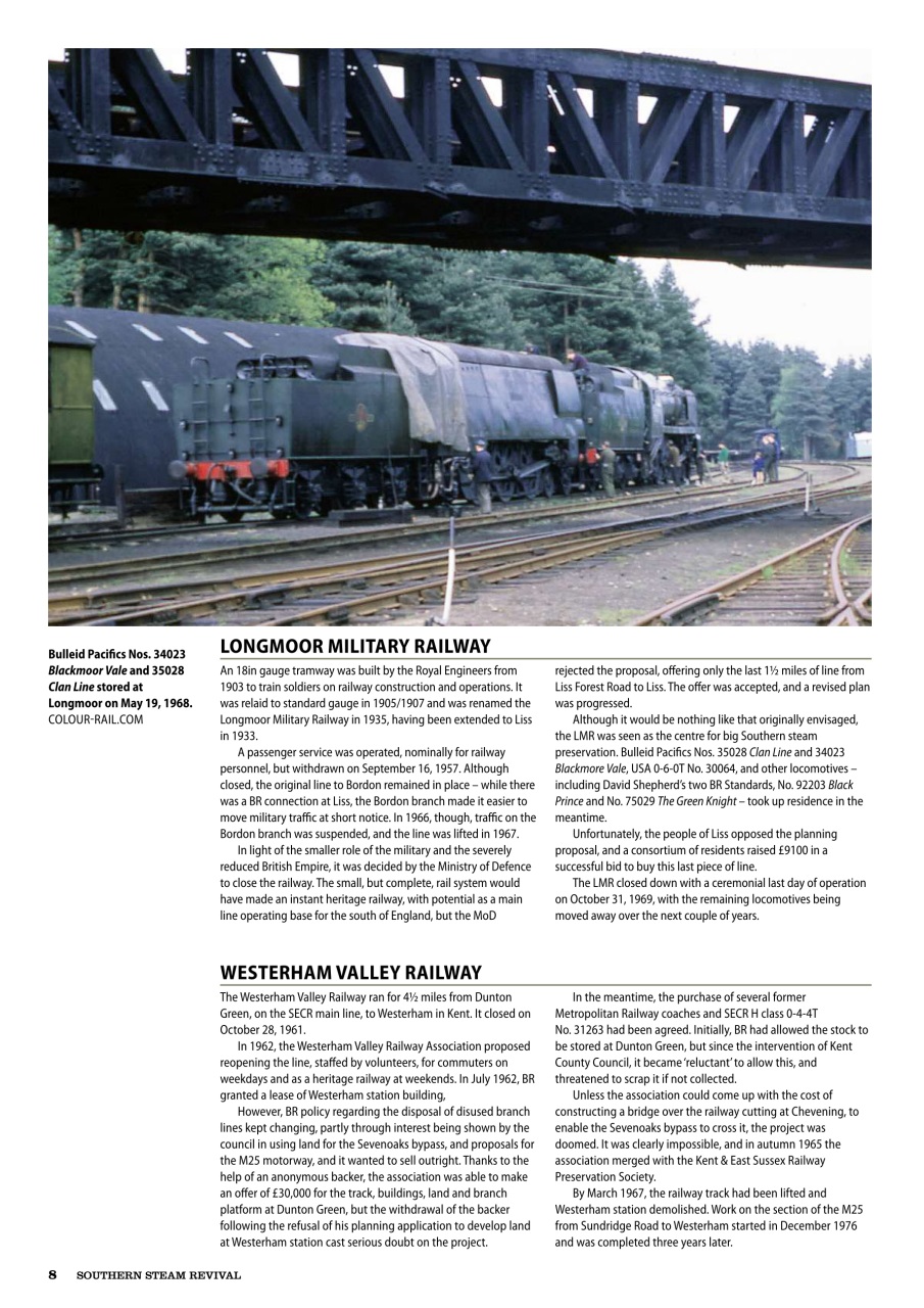 Heritage Railway Preview Pages