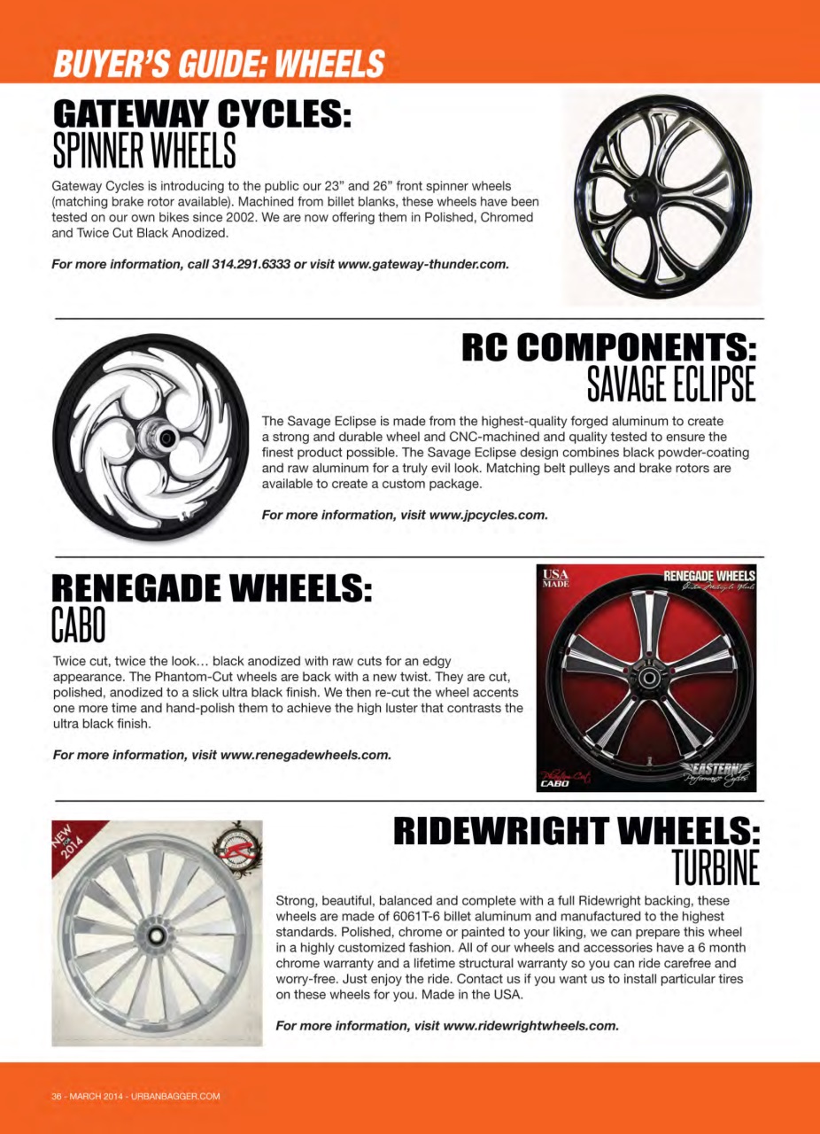 Urban Bagger Preview Pages