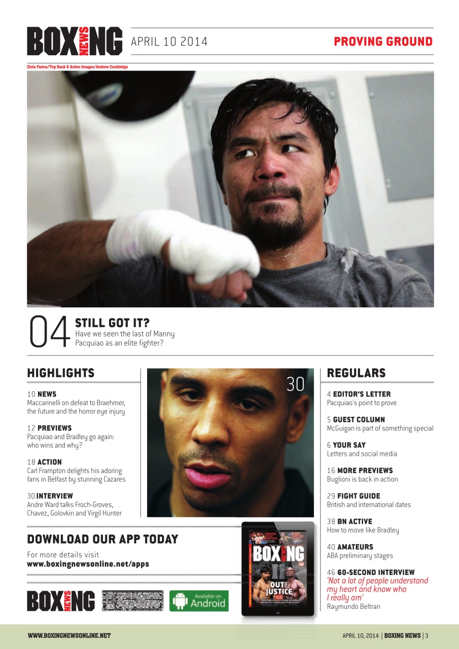 Boxing News Preview Pages